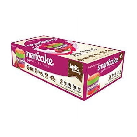 Smart Baking Company Smartcake- Gluten Free - Raspberry Cream Snack Cake - 1 Pack(8ct) - 240g