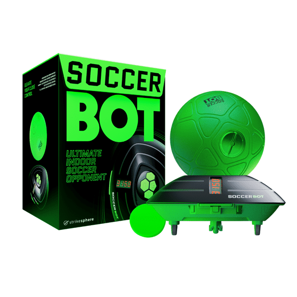 Smart Ball Soccer Bot - Ultimate Indoor Soccer Game with Score Tracker and Speed Modes, Soccer Training Toy, Soccerbot