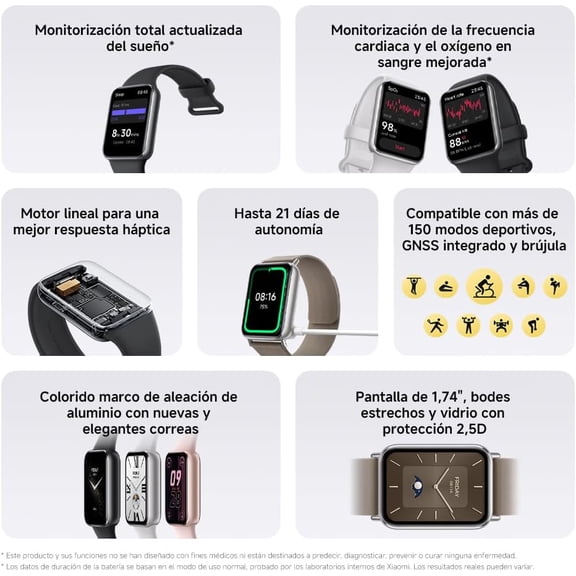 Smart Band 9 Pro Fitness Tracker - Rose Gold