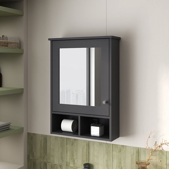 Smart Bathroom Storage Choice - Store Essentials in a Mirrored Cabinet for a Better Experience