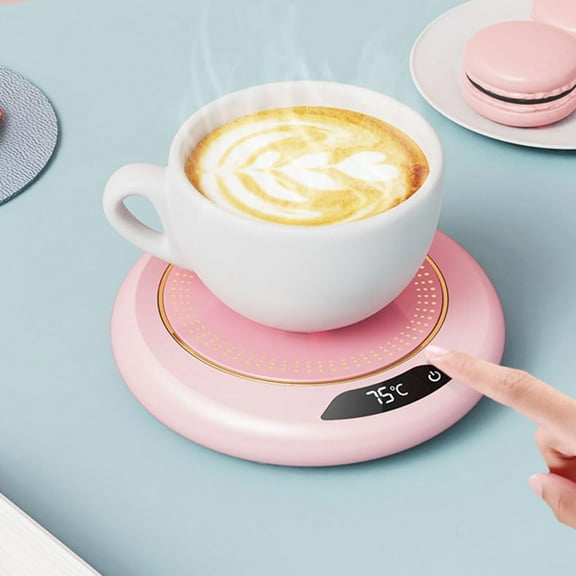 Smart Beverage Warming Coaster | USB Powered, 3-level Temperature Control | Home And Office Use | Winter Home Office Essentials, Constant Temperature Heating Coaster Intelligent Creative Home Insulat