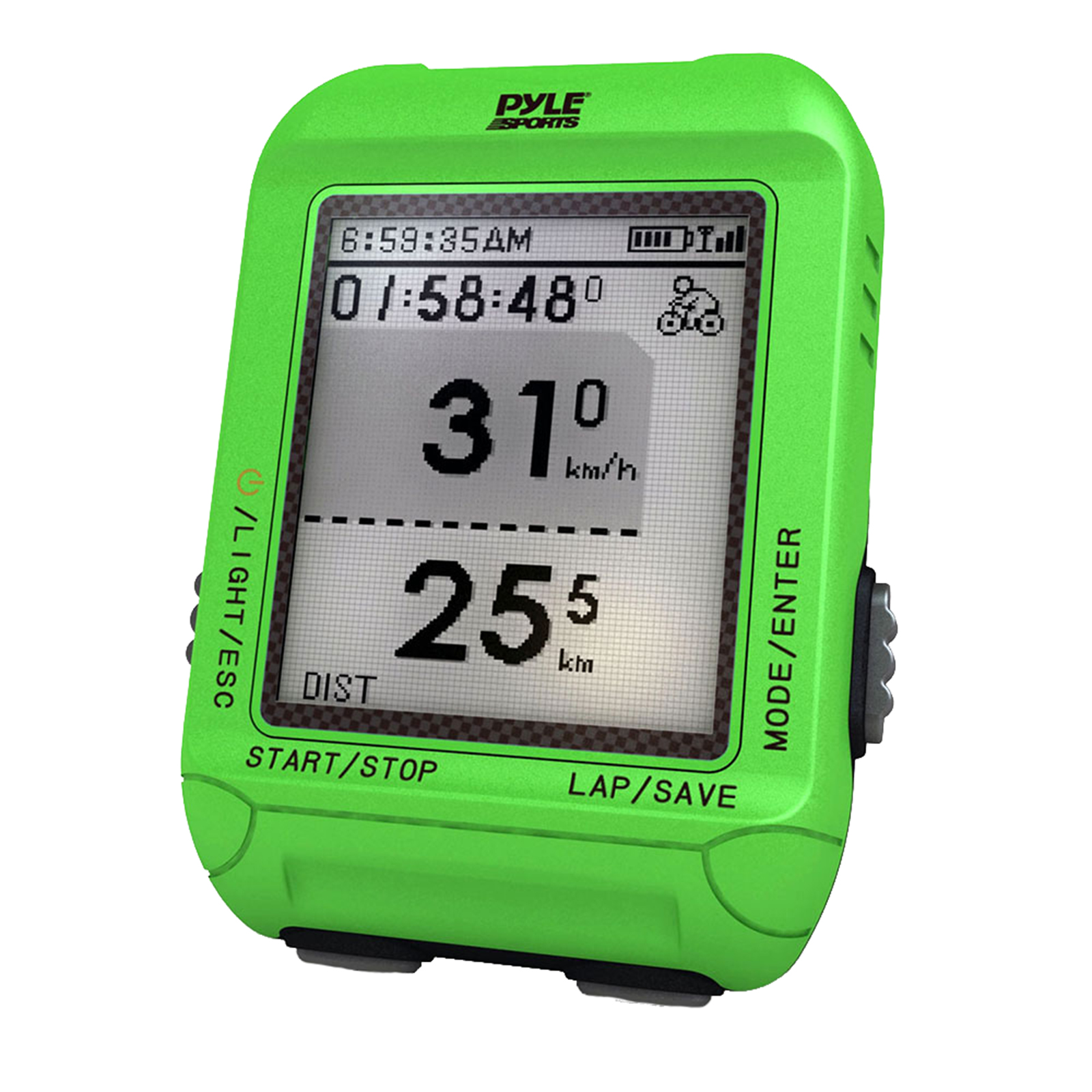 Smart Bicycling Computer with GPS Performance & Navigat Analysis Software and ANT+ Technology for Biking, Training, Exercise, Fitness (Green Color) - image 1 of 8
