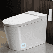 EPLO G20 Smart Toilet with Bidet, Auto Open & Flush, Heated Seat, Warm Dryer, One-piece Bidet Toilet Thankless