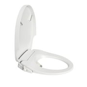 Smart Bidet Toilet Seat Adjustable Heated Seat with Water Temperature and Pressure Adjustment Portable Bidet with Automatic Nozzle Cleaning