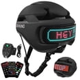 thumbnail image 1 of Smart Bike Helmet with LED Light for Adults & Teens – Bicycle Helmet with Turn Signals, Customizable Patterns, APP & Remote Control for Cycling, Mountain & Road Bikes, Electric Scooters, Skateboards, 1 of 9