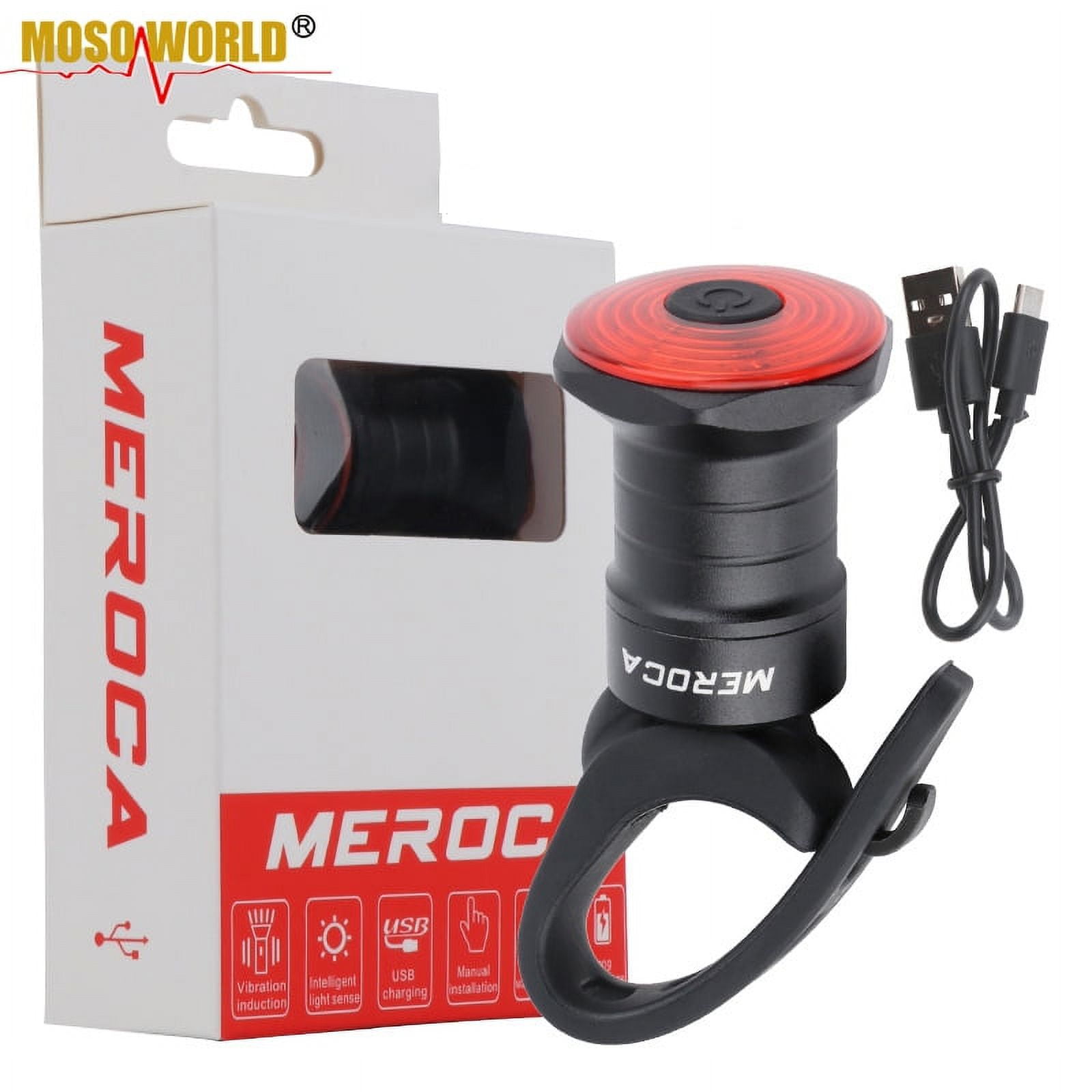 Smart Bike Tail Light Brake Sensing Rear Lights Auto On/Off Intelligent ...