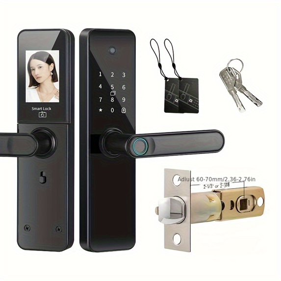 Curated visual reference: Smart Biometric Keyless Entry Door Lock Fingerprint WiFi Lock With Photo Inspiration