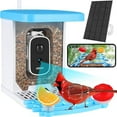 thumbnail image 1 of Smart Bird Feeder with Camera, AI Identify Bird Breed, Solar-Powered WiFi 1080P Live Camera, Auto Capture Backyard Garden Bird Watching, Motion Detection, Ideal Gift for Bird Lovers, 1 of 5