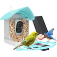 thumbnail image 1 of Smart Bird Feeder with Camera, AI Identify Bird Breed, Solar-Powered WiFi FHD 2K Live Camera, Auto Capture Backyard Garden Bird Watching, IP65,Motion Detection, Cloud and SD Card Storage, 1 of 7