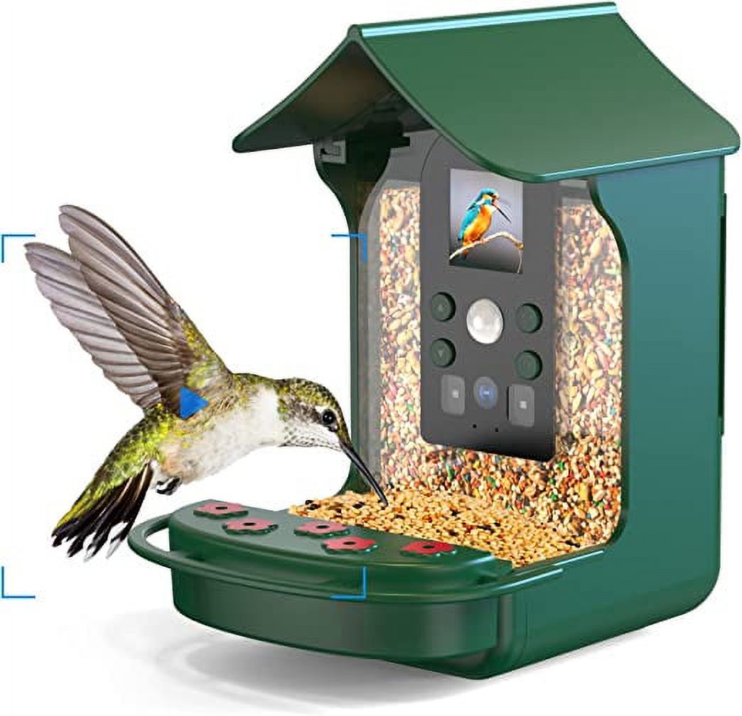 Smart Bird Feeder Camera, Hummingbird Watching Camera with Motion
