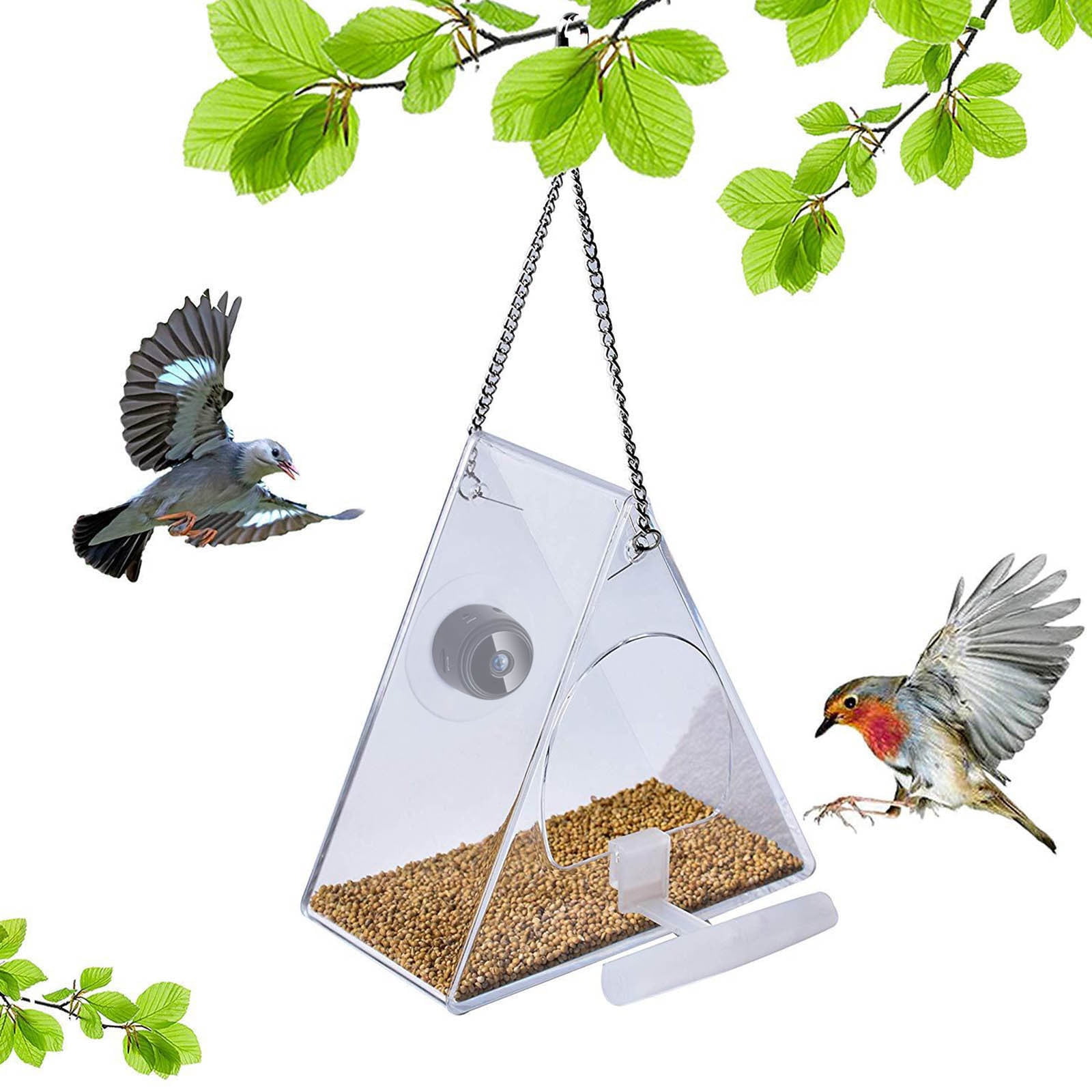 Smart Bird Feeder with Camera Wireless Outdoor, HD 1080P Camera Bird