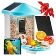 thumbnail image 1 of Smart Bird Feeder with Camera, 2K AI Bird Identification, Solar Powered, Wireless Outdoor Camera with Auto Capture & Notify, Gift for Bird Lovers, 1 of 7
