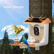 Smart Bird Feeder with Camera, Hummingbird Feeders for Outdoors, 1296P HD AI Identify 11000+ Species, Ideal Gift
