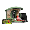 thumbnail image 1 of Birdfy Smart Bird Feeder with Camera, 5W Solar Powered, Dual Cameras Auto-Capture Close-Ups & Lifetime Free 99% Accurate AI Bird Identification, Perfect Gift for Bird Lovers, 1 of 11