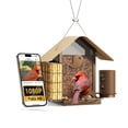 thumbnail image 1 of Birdfy Smart Bird Feeder with Camera, 1080P HD, 60FPS Video, AI Bird Identification, Night Vision, Cloud Storage, Suet Holder, Gift for Bird Lovers, Metal V, 1 of 12