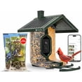 thumbnail image 1 of Smart Birdfeeder with AI Identification and Wi-Fi Solar Powered, Captures HD Pictures and Videos Sent Directly to Your Phone (Bird Feeder & Starter Kit)$$Garden & Patio, 1 of 9