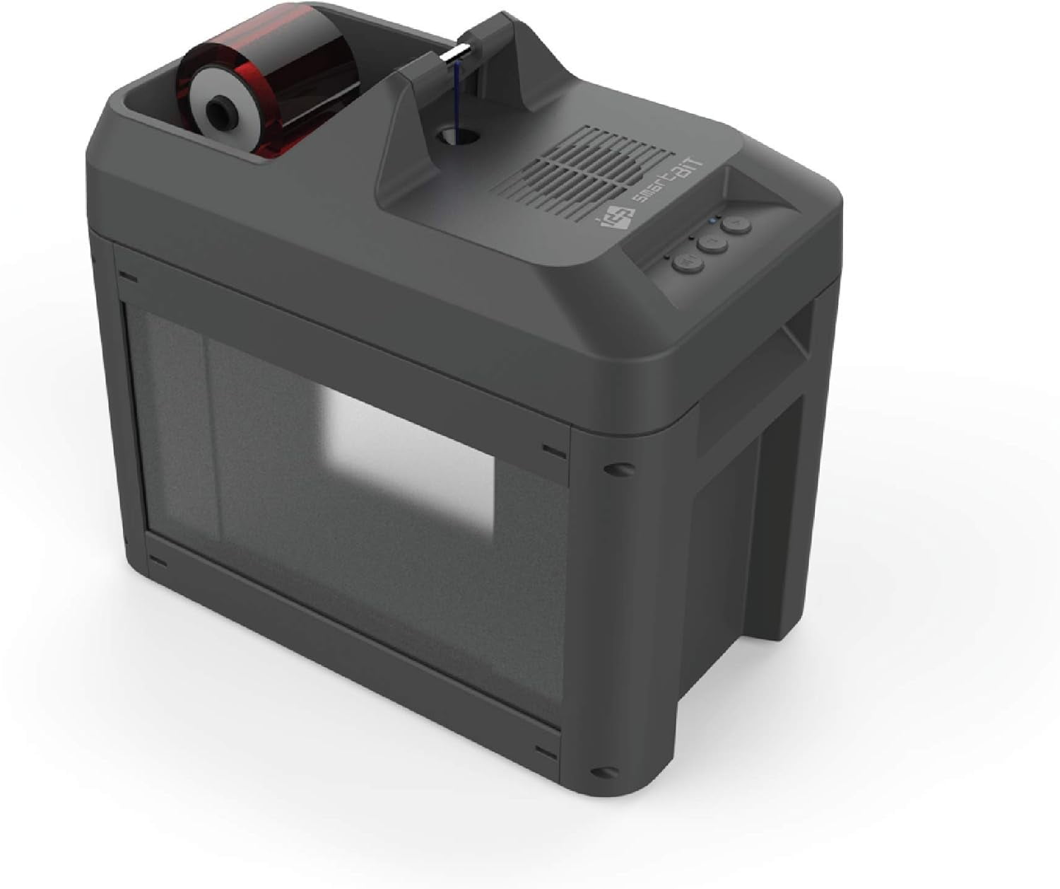 SmartBit ID Card Printer Ink Ribbon Shredder Includes Shredder, Bin