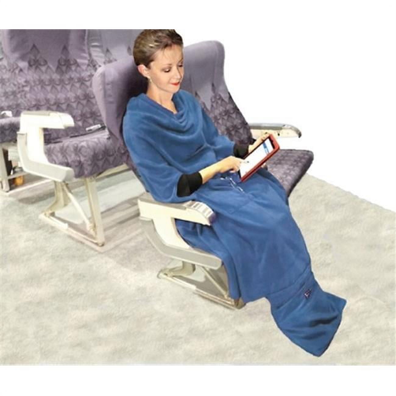 Smart Blanket AWB004SM Luxury Wearable Travel Blanket, Denim SmallMedium