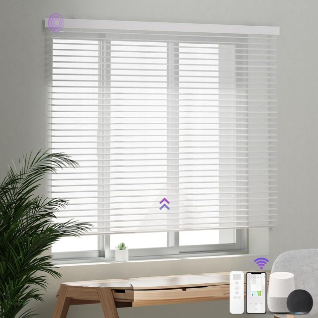 Smart Blinds Motorized Horizontal Window Blinds, Astomi Automatic