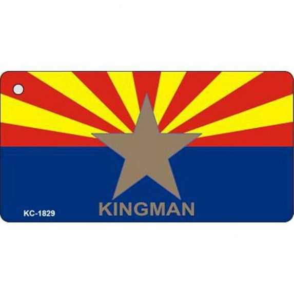 Smart Blonde KC-1829 Kingman Arizona State Flag Novelty Key Chain