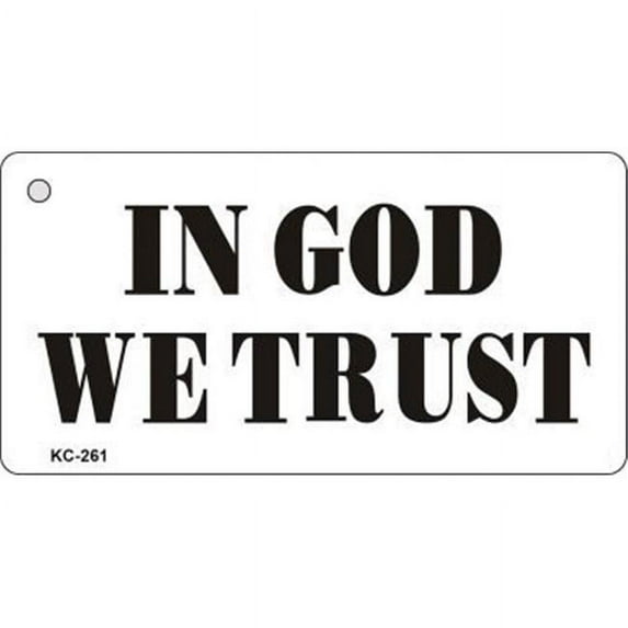 Smart Blonde KC-261 In God Trust Novelty Key Chain
