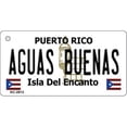 thumbnail image 1 of Smart Blonde KC-2813 Aguas Buenas Puerto Rico Flag Novelty Key Chain, 1 of 1