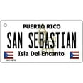 thumbnail image 1 of Smart Blonde KC-2876 San Sebastian Puerto Rico Flag Novelty Key Chain, 1 of 1