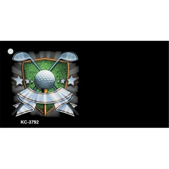 Smart Blonde KC-3792 Golf Banner OffSet Novelty Key Chain