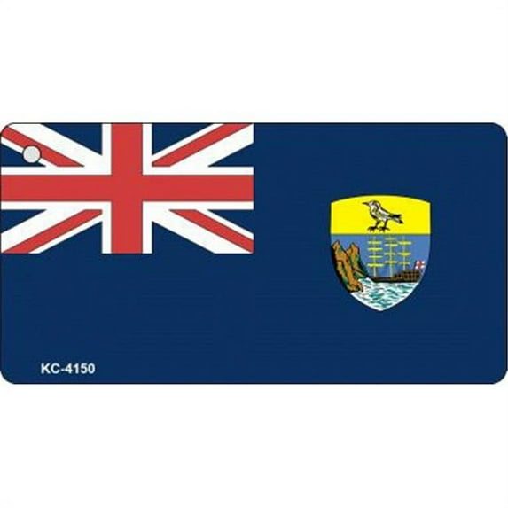 Smart Blonde KC-4150 St. Helena Flag Novelty Key Chain
