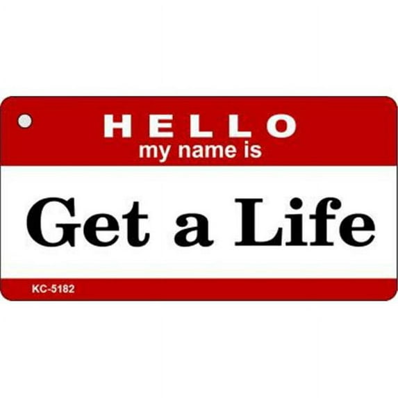 Smart Blonde KC-5182 Get A Life Novelty Key Chain