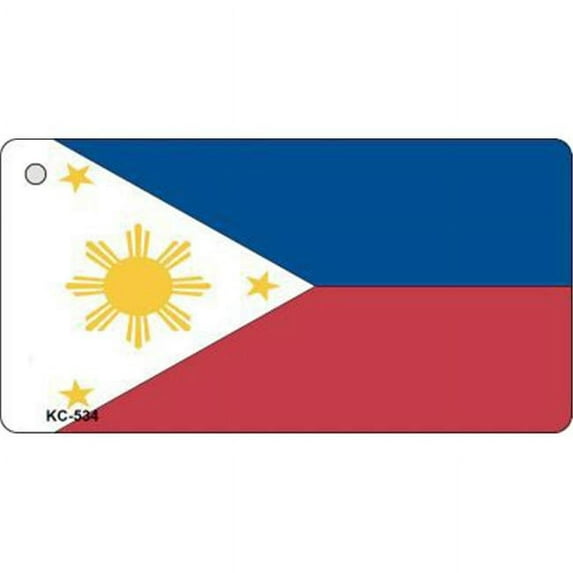Smart Blonde KC-534 Philippines Flag Novelty Key Chain