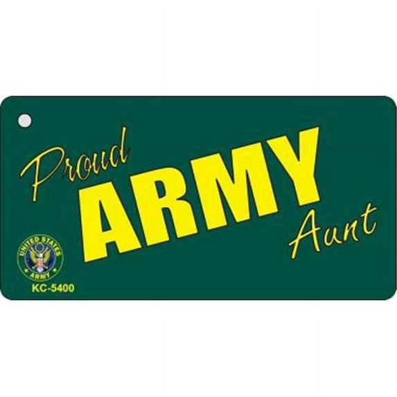 Smart Blonde KC-5400 Proud Army Aunt Novelty Key Chain