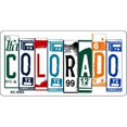 thumbnail image 1 of Smart Blonde KC-5505 Colorado License Plate Art Metal Novelty Key Chain, 1 of 1