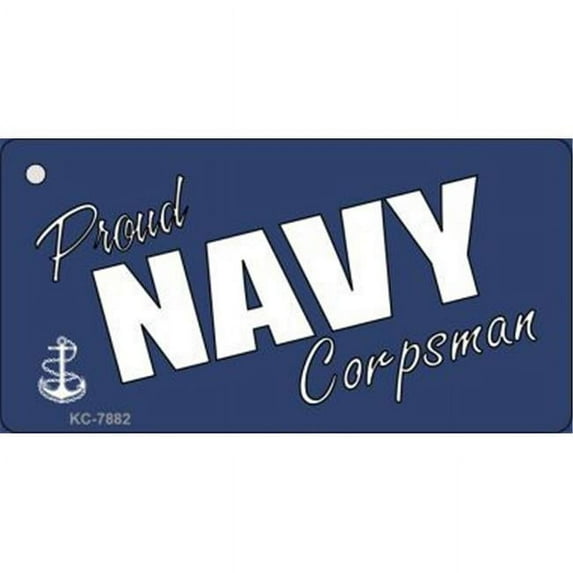 Smart Blonde KC-7882 Proud Navy Corpsman Novelty Key Chain
