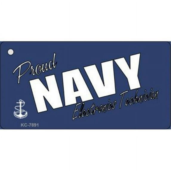 Smart Blonde KC-7891 Proud Navy Electrician Technician Novelty Key Chain