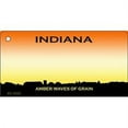 thumbnail image 1 of Smart Blonde KC-8332 1. 5 x 3 inch Indiana Background Novelty Metal Key Chain, 1 of 1