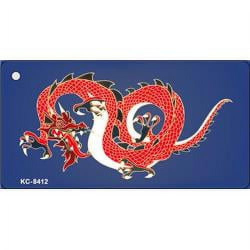 Smart Blonde KC-8412 1. 5 x 3 inch Dragon Novelty Metal Key Chain