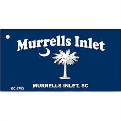 Smart Blonde KC-8793 1. 5 x 3 inch Murrells Inlet Novelty Metal Key Chain
