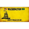 thumbnail image 1 of Smart Blonde KC-8879 1. 5 x 3 inch Washington Dont Tread on Me Novelty Metal Key Chain, 1 of 1