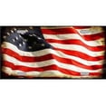 thumbnail image 1 of Smart Blonde LP-9404 6 x 12 inch American Vintage Flag Novelty Metal License Plate, 1 of 1