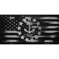 thumbnail image 1 of Smart Blonde LPC-1131 6 x 12 in. Rhode Island Carbon Fiber Brushed Aluminum Novelty Metal License Plate, 1 of 1