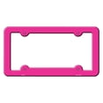 thumbnail image 1 of Smart Blonde LPF-003 6 x 12 in. Solid Novelty Metal License Plate Frame, Pink, 1 of 2