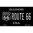 thumbnail image 1 of Smart Blonde M-1486 3. 5 x 2 inch Route 66 Shield Illinois Novelty Metal Magnet, 1 of 1