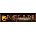 thumbnail image 1 of Smart Blonde MK-488 3 x 12 in. Pumpkin Patch Novelty Mini Metal Street Sign, 1 of 2