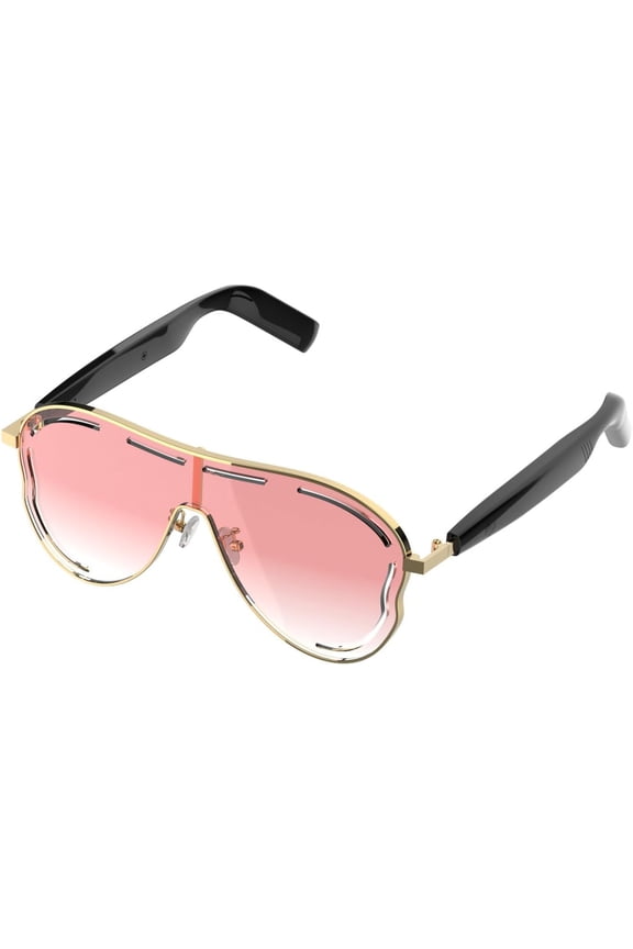 Smart Bluetooth 5.4 Sunglasses with Open-Ear Audio, Blue Light Blocking, UV Protection, Waterproof for Daily Wear