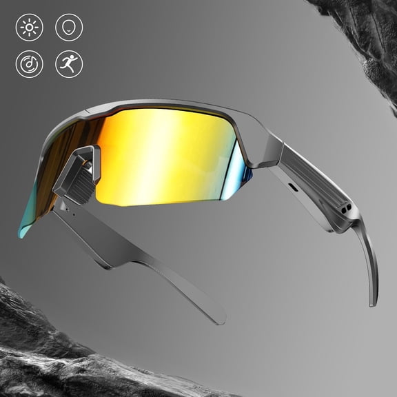 Smart Bluetooth Audio Glasses, Bluetooth 5.3, Open-Eye Design, Music Playback, Lightweight for Outdoor Sports, Running, Cycling