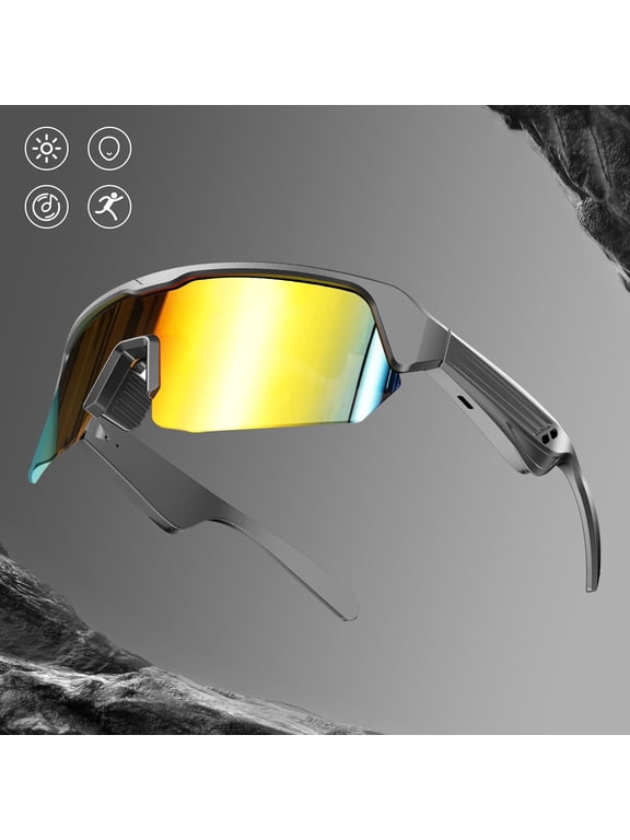 Smart Bluetooth Audio Glasses, Bluetooth 5.3, Open-Eye Design, Music Playback, Lightweight for Outdoor Sports, Running, Cycling