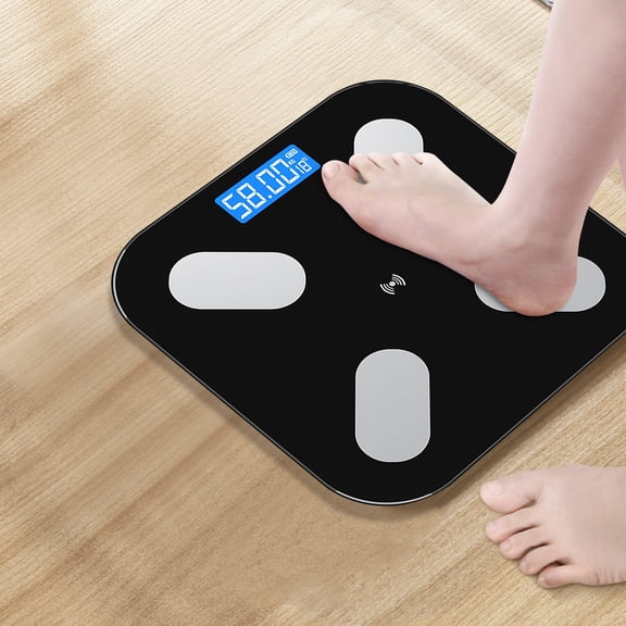 Smart Bluetooth Body Weight Scale with Body Fat and Steato Measurement for and Health