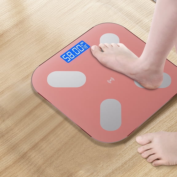 Smart Bluetooth Body Weight Scale with Body Fat and Steato Measurement for and Health