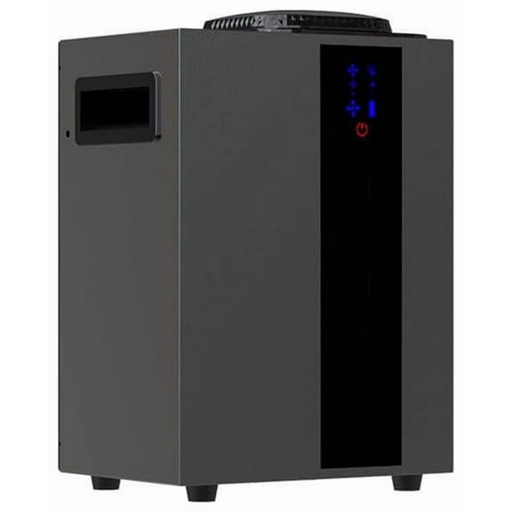 Smart Bluetooth HVAC Luxury fragrance Oil Diffuser for Home or Office. Aroma Diffuser for large areas up to 1800 Sq Feet. App control. Easy setup/install HVAC ready with Large 800ml Reservoir (Black)